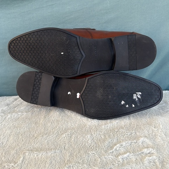 EUC Ted Baker "BENJY” Cognac Penny Loafers Size 14 Mens Leather Loafers Brown - Picture 6 of 9